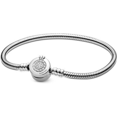 Pandora Luxusný strieborný náramok Moments 599046C01 18 cm Pandora Luxusný strieborný náramok Moments 599046C01 18 cm