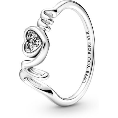 Pandora Očarujúce strieborný prsteň pre mamičku 191149C01 54 mm Pandora Očarujúce strieborný prsteň pre mamičku 191149C01 54 mm