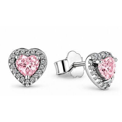 Pandora Romantické srdiečkové náušnice Timeless 298427C02 Pandora Romantické srdiečkové náušnice Timeless 298427C02