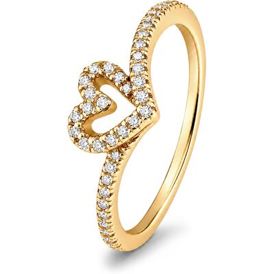 Pandora Romantický pozlátený prsteň s diadémom Shine Timeless 169302C01 52 mm Pandora Romantický pozlátený prsteň s diadémom Shine Timeless 169302C01 52 mm