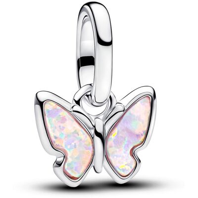 Pandora Strieborný mini prívesok Ružový motýľ Moments/ME 793825C01 Pandora Strieborný mini prívesok Ružový motýľ Moments/ME 793825C01
