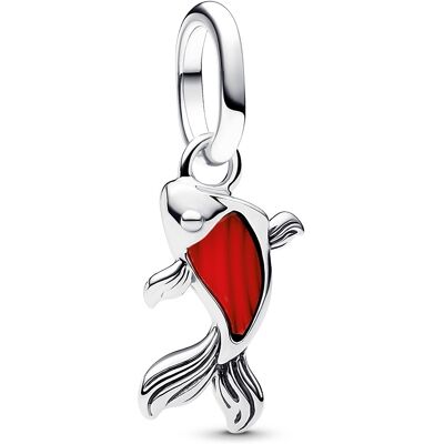 Pandora Strieborný prívesok Kapor Koi s červeným sklom Murano 793863C01 Pandora Strieborný prívesok Kapor Koi s červeným sklom Murano 793863C01