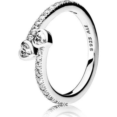 Pandora Strieborný trblietavý prsteň 191023CZ 56 mm Pandora Strieborný trblietavý prsteň 191023CZ 56 mm
