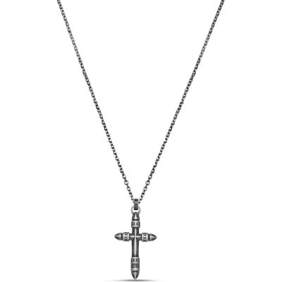 Police Nadčasový oceľový náhrdelník Kríž Faith PEAGN0035401 Police Nadčasový oceľový náhrdelník Kríž Faith PEAGN0035401