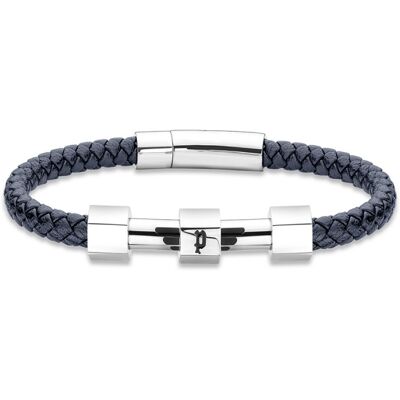 Police Štýlový kožený náramok Hardware PEAGB2214921 Police Štýlový kožený náramok Hardware PEAGB2214921