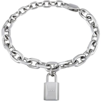 BREIL Fashion oceľový náramok s visiacim zámkom Promise TJ3076 BREIL Fashion oceľový náramok s visiacim zámkom Promise TJ3076