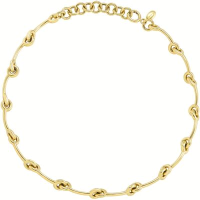 BREIL Fashion pozlátený náhrdelník Tie Up TJ3483 BREIL Fashion pozlátený náhrdelník Tie Up TJ3483