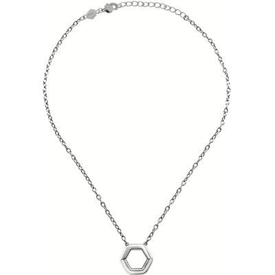 BREIL Moderný dámsky náhrdelník z ocele Hexagonia TJ3506 BREIL Moderný dámsky náhrdelník z ocele Hexagonia TJ3506