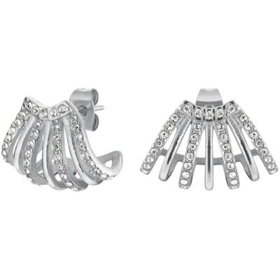 Rosefield Oslnivé oceľové náušnice s kryštálmi Swarovski JECCS-J1030 Rosefield Oslnivé oceľové náušnice s kryštálmi Swarovski JECCS-J1030
