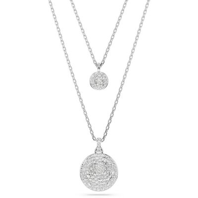 Swarovski Dvojitý náhrdelník so zirkónmi Meteora 5684244 Swarovski Dvojitý náhrdelník so zirkónmi Meteora 5684244