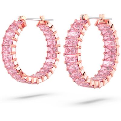 Swarovski Pozlátené kruhové náušnice so zirkónmi Matrix 5657726 Swarovski Pozlátené kruhové náušnice so zirkónmi Matrix 5657726
