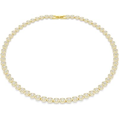 Swarovski Luxusný pozlátený náhrdelník s kryštálmi Una Angelic 5751560 Swarovski Luxusný pozlátený náhrdelník s kryštálmi Una Angelic 5751560