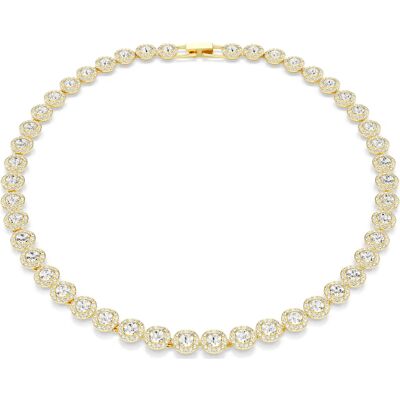 Swarovski Pozlátený tenisový náhrdelník s kryštálmi Una Angelic Tennis 5720505 41 cm Swarovski Pozlátený tenisový náhrdelník s kryštálmi Una Angelic Tennis 5720505 41 cm