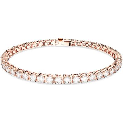 Swarovski Nadčasový pozlátený náramok so zirkónmi Matrix Tennis 5657661 19 cm Swarovski Nadčasový pozlátený náramok so zirkónmi Matrix Tennis 5657661 19 cm
