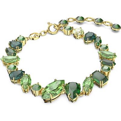 Swarovski Neprehliadnuteľný náramok so zelenými kryštálmi Gema 5652822 Swarovski Neprehliadnuteľný náramok so zelenými kryštálmi Gema 5652822
