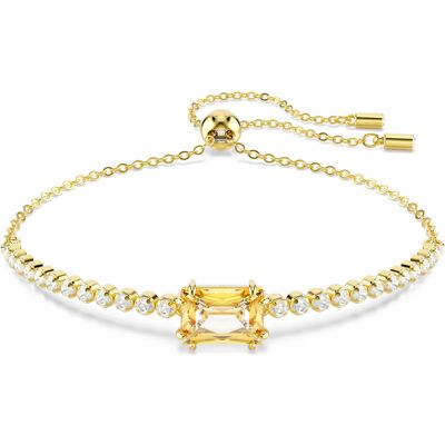 Swarovski Pozlátený náramok so žltým zirkónom Tennis Matrix 5730699 Swarovski Pozlátený náramok so žltým zirkónom Tennis Matrix 5730699