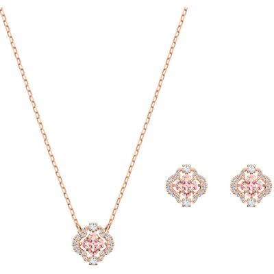 Swarovski Sada ružovo pozlátených šperkov s kryštálmi Sparkling Dance 5516488 (náhrdelník, náušnice) Swarovski Sada ružovo pozlátených šperkov s kryštálmi Sparkling Dance 5516488 (náhrdelník, náušnice)