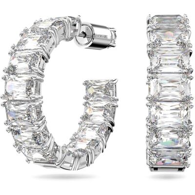 Swarovski Trblietavé kruhové náušnice so Swarovski kryštálmi Millenia 5612673 Swarovski Trblietavé kruhové náušnice so Swarovski kryštálmi Millenia 5612673