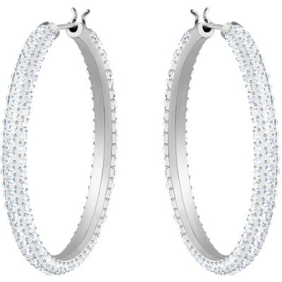 Swarovski Trblietavé kruhové náušnice Stone 5389432 Swarovski Trblietavé kruhové náušnice Stone 5389432