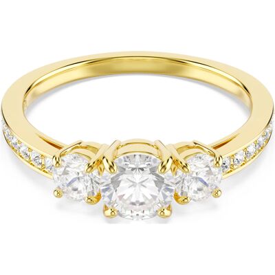 Swarovski Trblietavý pozlátený prsteň Stilla Attract 572329 60 mm Swarovski Trblietavý pozlátený prsteň Stilla Attract 572329 60 mm