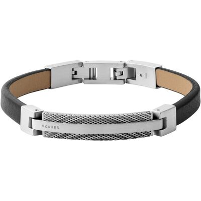 Skagen Kožený náramok pre mužov Torben SKJM0208040 Skagen Kožený náramok pre mužov Torben SKJM0208040