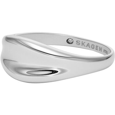 Skagen Moderný oceľový prsteň pre ženy Anja Pebble SKJ1850040 57 mm Skagen Moderný oceľový prsteň pre ženy Anja Pebble SKJ1850040 57 mm