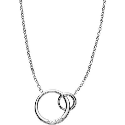 Skagen Oceľový náhrdelník so zirkónmi SKJ1053040 Skagen Oceľový náhrdelník so zirkónmi SKJ1053040