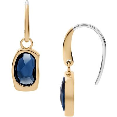 Skagen Očarujúce pozlátené náušnice Sofie Sea Glass SKJ1885710 Skagen Očarujúce pozlátené náušnice Sofie Sea Glass SKJ1885710