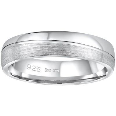 Silvego Snubný strieborný prsteň Glamis pre mužov aj ženy QRD8453M 67 mm Silvego Snubný strieborný prsteň Glamis pre mužov aj ženy QRD8453M 67 mm