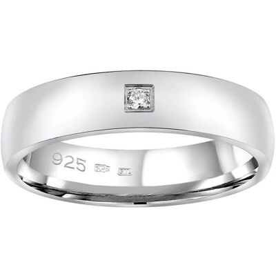 Silvego Snubný strieborný prsteň Poesia pre ženy QRG4104W 47 mm Silvego Snubný strieborný prsteň Poesia pre ženy QRG4104W 47 mm