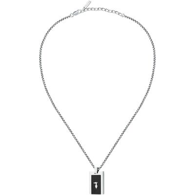 Trussardi Ikonický pánsky náhrdelník z ocele T-Steel TJAXV47 Trussardi Ikonický pánsky náhrdelník z ocele T-Steel TJAXV47