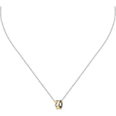Trussardi Oceľový bicolor náhrdelník T-Logo TJAXC67 (retiazka, prívesok) Trussardi Oceľový bicolor náhrdelník T-Logo TJAXC67 (retiazka, prívesok)