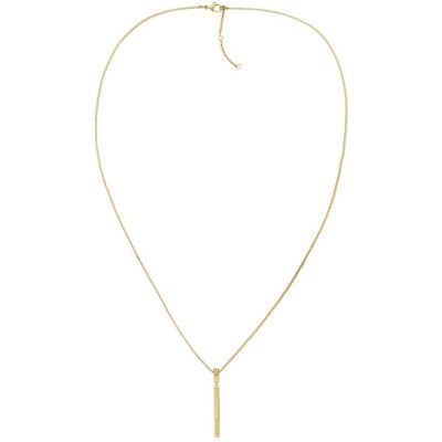 Tommy Hilfiger Pozlátený náhrdelník s príveskom Linear 2780951 Tommy Hilfiger Pozlátený náhrdelník s príveskom Linear 2780951