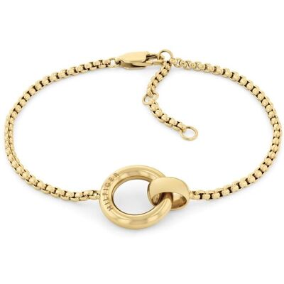 Tommy Hilfiger Pozlátený oceľový náramok pre ženy Circles 2780947 Tommy Hilfiger Pozlátený oceľový náramok pre ženy Circles 2780947