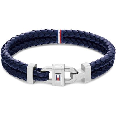 Tommy Hilfiger Štýlový kožený náramok s oceľovou ozdobou 2790362 Tommy Hilfiger Štýlový kožený náramok s oceľovou ozdobou 2790362