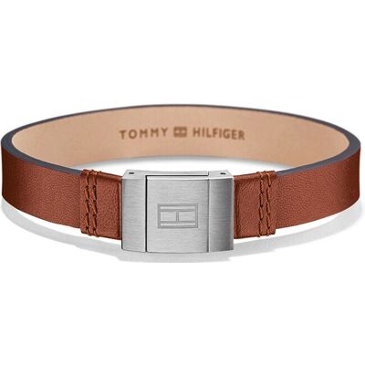 Tommy Hilfiger Štýlový náramok z hnedej kože 2700949 Tommy Hilfiger Štýlový náramok z hnedej kože 2700949
