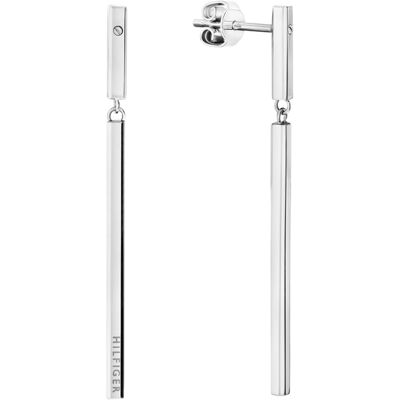 Tommy Hilfiger Visiace oceľové náušnice Linear 2780954 Tommy Hilfiger Visiace oceľové náušnice Linear 2780954