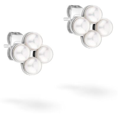 Tamaris Perličkové náušnice kôstky Flower Pearl TJ-0517-E-08 Tamaris Perličkové náušnice kôstky Flower Pearl TJ-0517-E-08