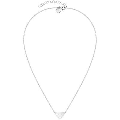 Tamaris Romantický oceľový náhrdelník Logomania Heart TJ-0525-N-45 Tamaris Romantický oceľový náhrdelník Logomania Heart TJ-0525-N-45
