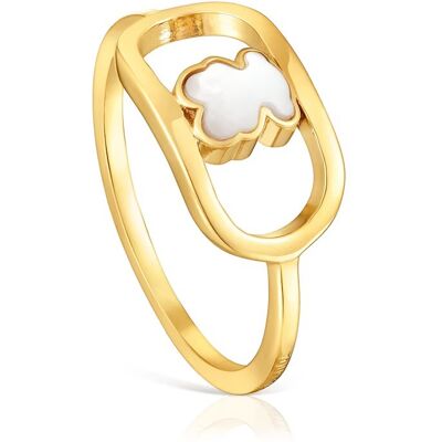 Tous Pozlátený dámsky prsteň s perleťou Camille 10045618 52 mm Tous Pozlátený dámsky prsteň s perleťou Camille 10045618 52 mm
