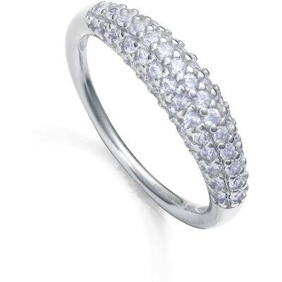 Viceroy Trblietavý strieborný prsteň s kubickými zirkónmi Elegant 9125A0 58 mm Viceroy Trblietavý strieborný prsteň s kubickými zirkónmi Elegant 9125A0 58 mm