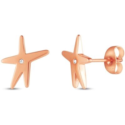 Vuch Blyštivé pozlátené náušnice Hviezdičky Nyxa Rose Gold Vuch Blyštivé pozlátené náušnice Hviezdičky Nyxa Rose Gold
