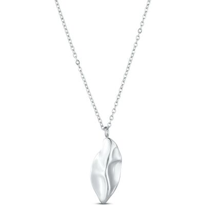 Vuch Krásny oceľový náhrdelník List Virela Silver Vuch Krásny oceľový náhrdelník List Virela Silver