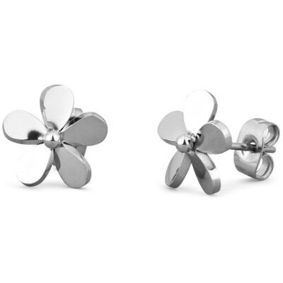 Vuch Nádherné oceľové náušnice Kytičky Fleurette Silver Vuch Nádherné oceľové náušnice Kytičky Fleurette Silver