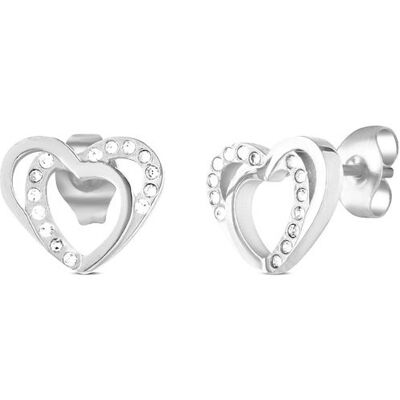 Vuch Náušnice s kryštálmi Costalla Silver Vuch Náušnice s kryštálmi Costalla Silver