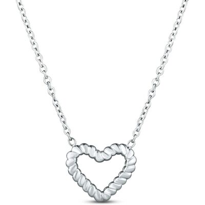 Vuch Nežný náhrdelník so srdcom Arisca Silver Vuch Nežný náhrdelník so srdcom Arisca Silver
