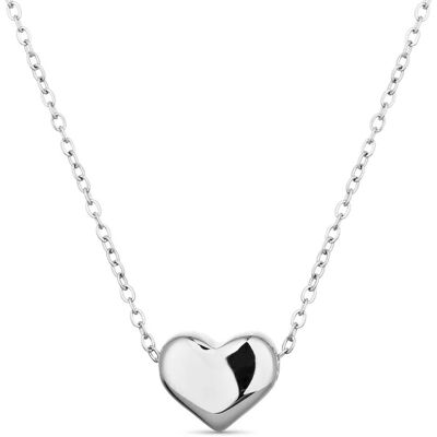 Vuch Nežný náhrdelník so srdiečkom Deep Love Silver Vuch Nežný náhrdelník so srdiečkom Deep Love Silver