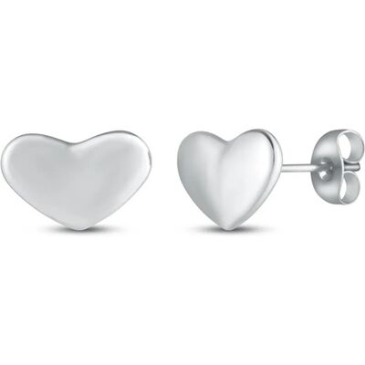 Vuch Romantické oceľové náušnice srdiečka Amoria Silver Vuch Romantické oceľové náušnice srdiečka Amoria Silver
