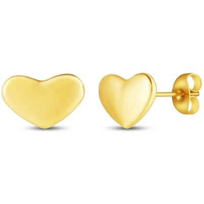 Vuch Romantické pozlátené náušnice srdiečka Amoria Gold Vuch Romantické pozlátené náušnice srdiečka Amoria Gold
