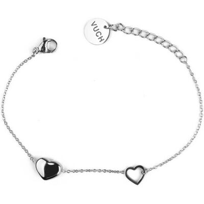 Vuch Romantický oceľový náramok Fidelity Silver Vuch Romantický oceľový náramok Fidelity Silver